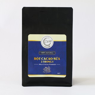 Bột Cacao sữa Natural 3 trong 1 thơm ngon 250gr - Casa Coffee