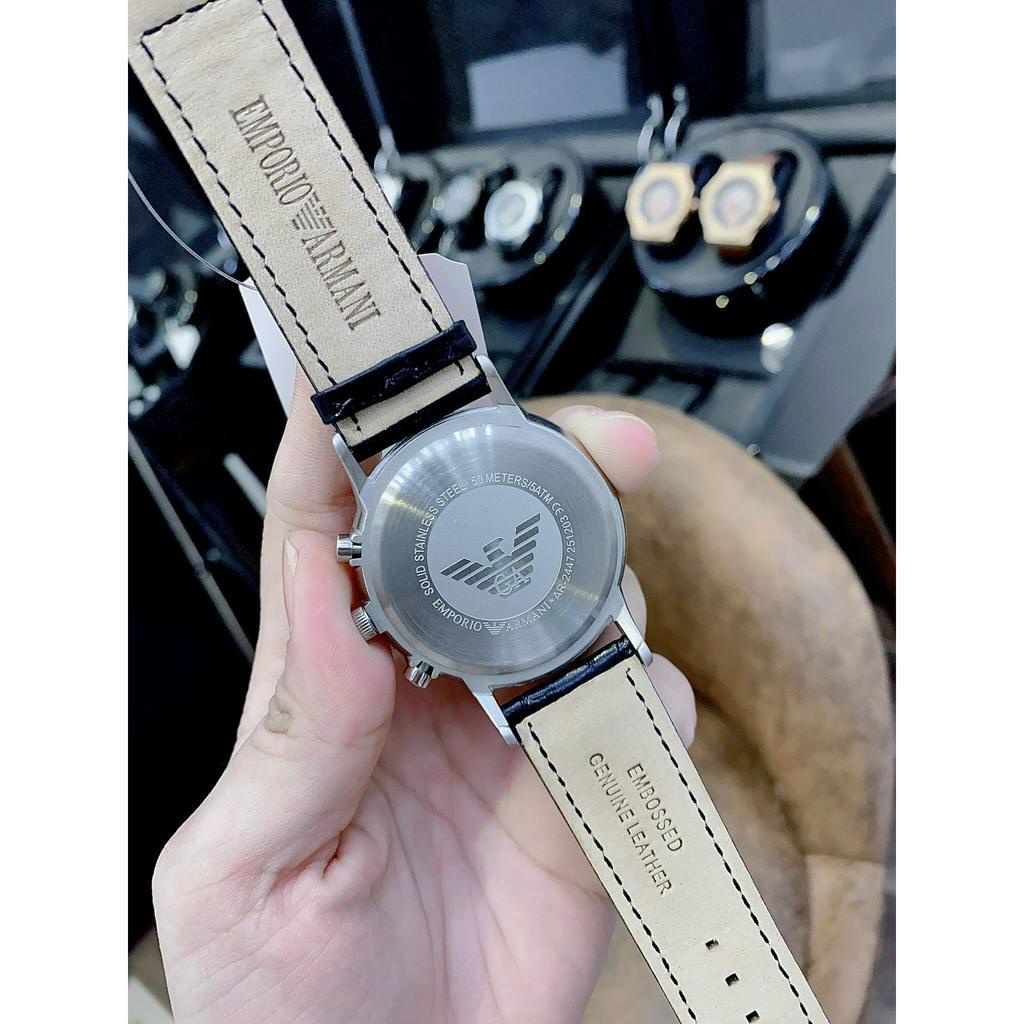 Đồng hồ nam Emp0rio Arm@ni Renato Chronograph AR2447, Authentic, Full box, Luxury Diamond Watch