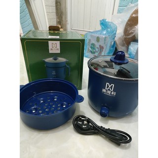 NỒI LẨU ĐIỆN MINI 2 CHẾ ĐỘ - CA NẤU MÌ SIÊU TỐC