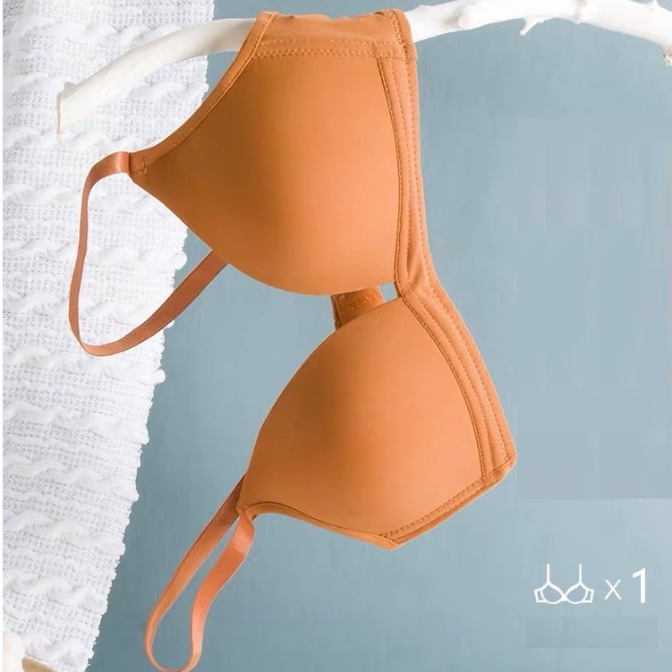 Áo ngực nữ đúc su đệm mỏng mút dày cao cấp KIMCHIBIKINI bra thái quả ngang không gọng nâng ngực̉ gợi cảm sexy AL026