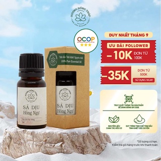 Tinh dầu nguyên chất sả dịu hồng ngự - hương đồng tháp 10, 30ml-khử mùi, thư giãn, xua đuổi côn trùng hiệu quả