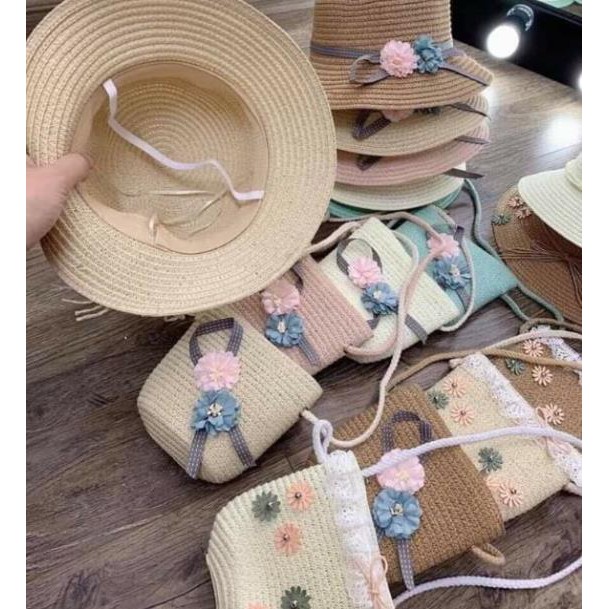 Set túi và mũ cho bé