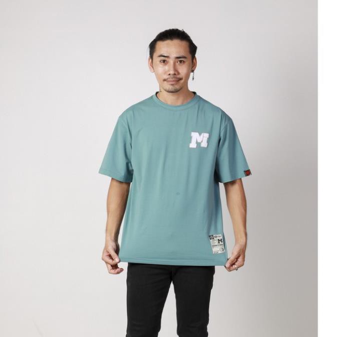Áo thun Form Rộng Tay Lỡ Unisex phông nam nữ Thêu Logo M Cao Cấp Local Brand Mi Midori Chính hãng