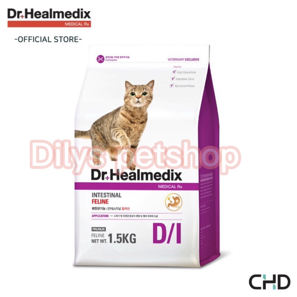 1.5KG THỨC ĂN HỖ TRỢ TIÊU HÓA VÀ THẬN CHO MÈO DR HEALMEDIX INTESTINAL FELINE