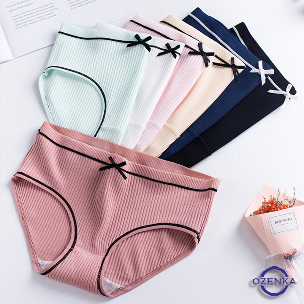 [ Mã 12FASHIONSALE1 giảm 10K đơn 50K ] [ CHỌN MÀU Quần lót nữ cotton len tăm dễ thương size M L NUTA 073 | BigBuy360 - bigbuy360.vn