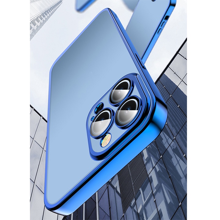 Ốp Vuông IPHONE - Tích hợp Kính Bảo vệ Camera - 5 Màu sang Trọng IPhone 12/12Pro/ 12 Pro Max/ 13/13 Pro/ 13 Pro Max