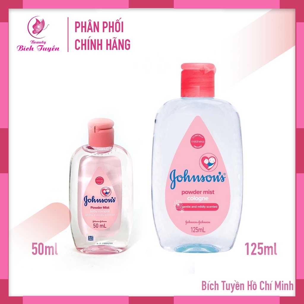 Nước Hoa Johnson's Baby Powder Mist Hương Phấn Hoa - Nước Hoa Em Bé - Nước Hoa Trẻ Em 50ml - 125ml - Johnsons - Johnson