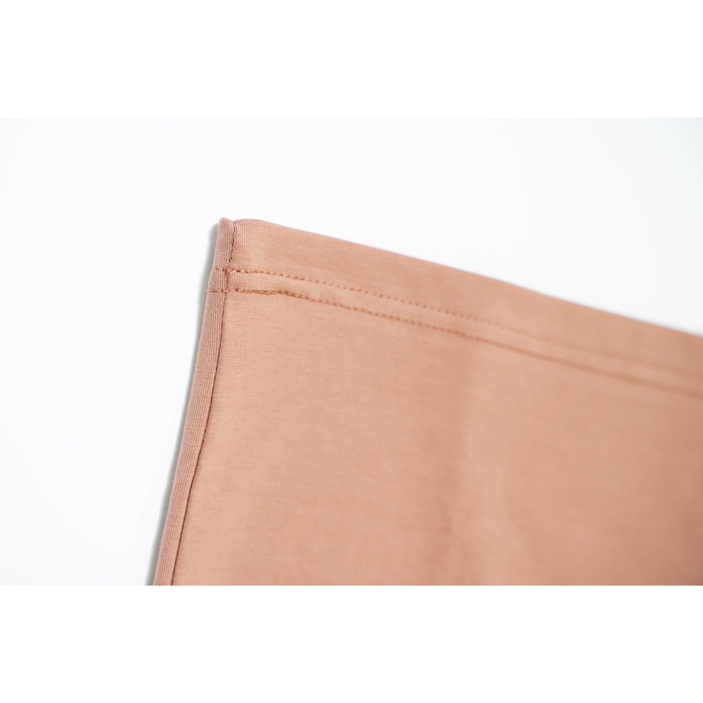 Áo Thun Trơn Basic Cổ Tròn Cotton 4 Chiều Cao Cấp, Co Giãn, Thoáng Mát - CACAO - GUNN T-SHIRT