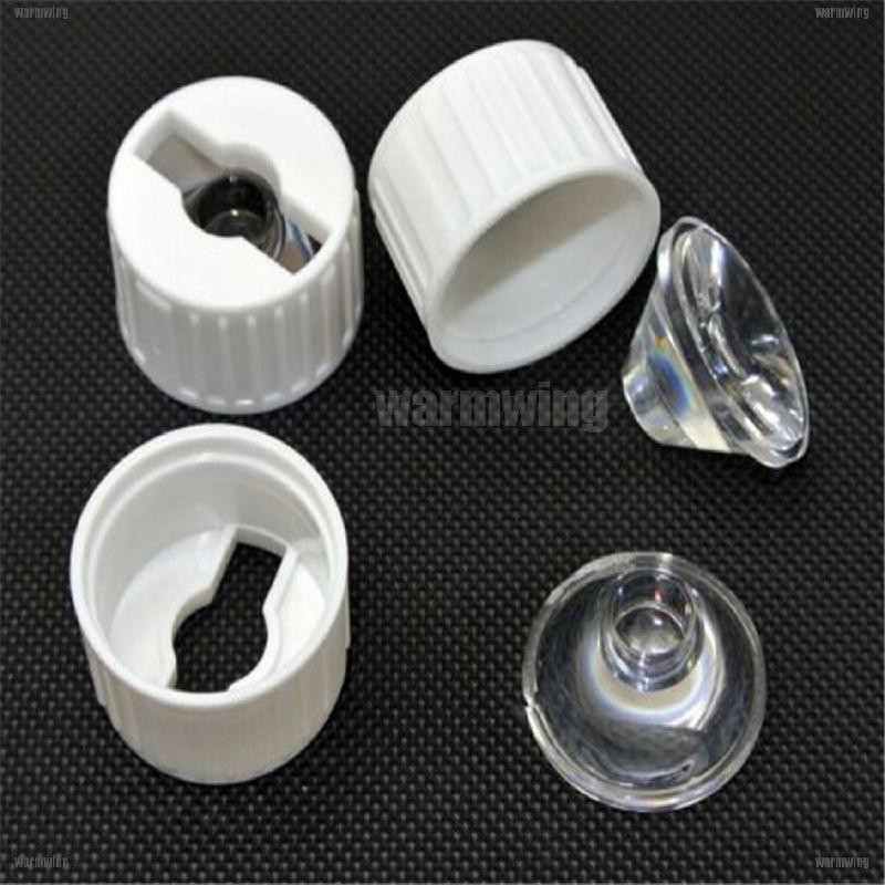 Bộ 10 Thấu Kính Đèn LED 30 Độ Cho Công Suất Cao 1W 3W 5W