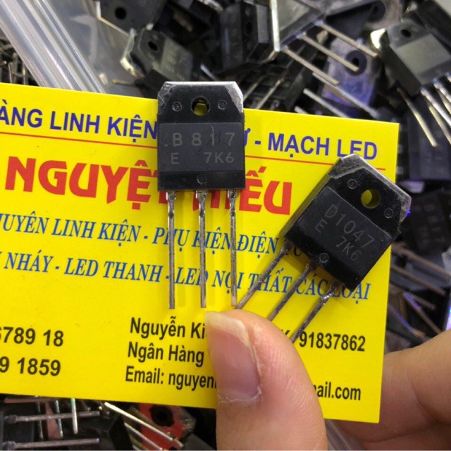 [NK] Cặp sò công suất D1047 và B817