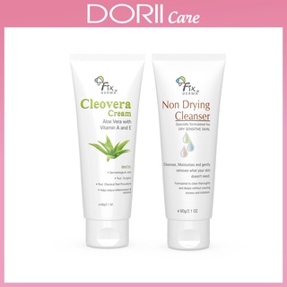 Combo Chăm sóc da nhạy cảm Fixderma Non Drying Cleanser và Kem dưỡng ẩm Cleovera