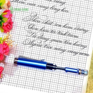 Bút máy ngòi mài lá tre thương  hiệu  mạnh  chiến , ngòi bút máy