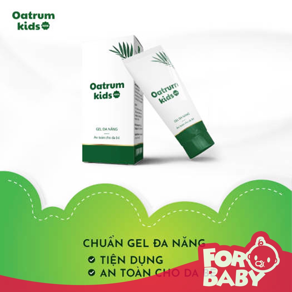 (NEW) Gel Bôi Oatrum Kids - Hăm, Tràm Sữa, Mụn Nhọt, Rôm Sẩy Trẻ Sơ Sinh - 20g