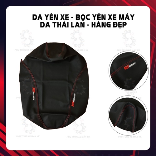 Da Bọc Yên Xe Máy - Da Thái Lan - Co giãn 4 chiều - Thuê Vành Không Thêu Mặt