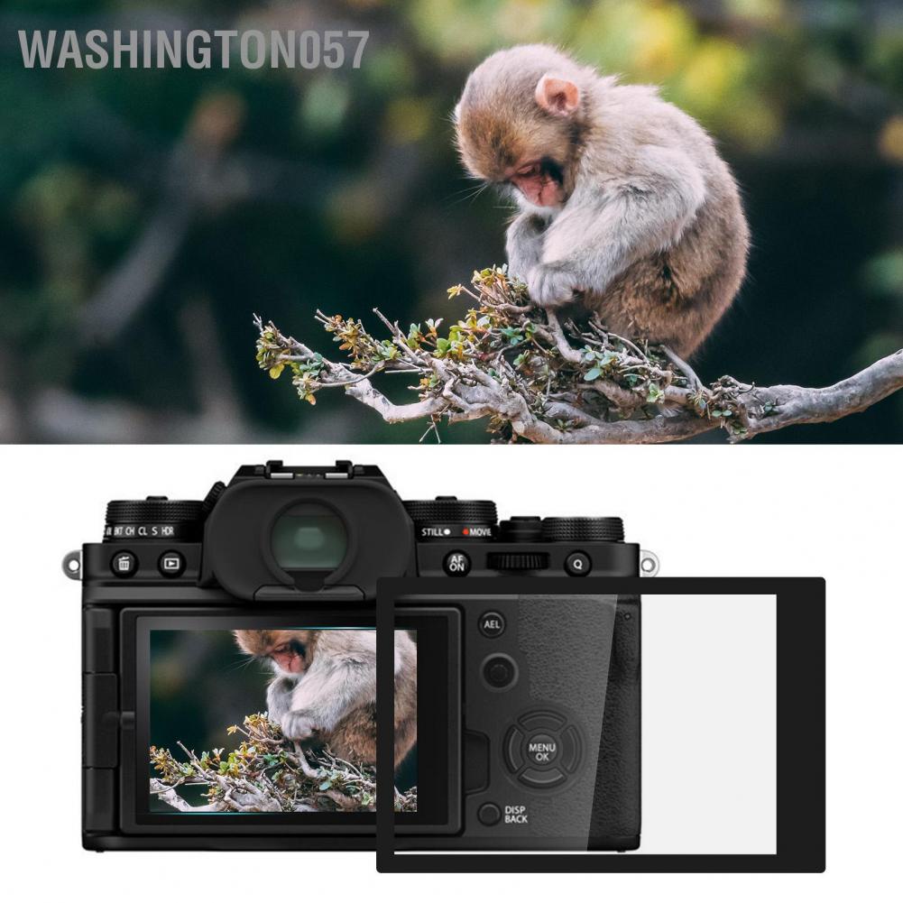 Washington057 LCD Display Screen Camera Tempered Protection Film Fit for Fuji X‑T4/Fuji X100V Universal