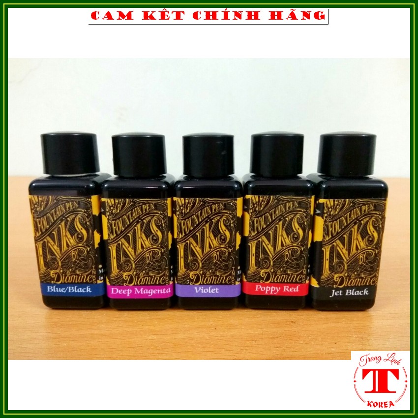 Mực bút máy Diamine Anh quốc, lọ 30ml - Mực Diamine cao cấp, tranglinh