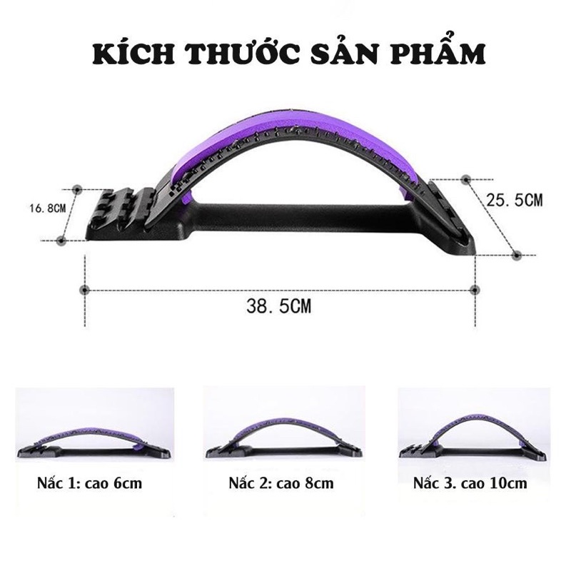 Khung nắn cột sống, giảm đau mỏi lưng, chống thoái hoá đốt sống lưng