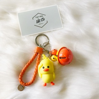 Móc khoá lục lạc Vịt Vàng