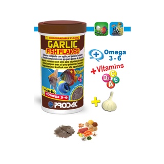 THỨC ĂN PRODAC GARLIC FISH FLAKE DẠNG VẢY DÀNH CHO CÁ CẢNH NHIỆT ĐỚI (Ý)