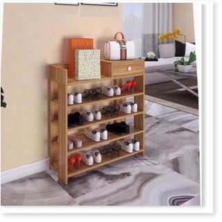 KỆ ĐỂ GIÀY DÉP 5 TẦNG [KỆ GỖ]
