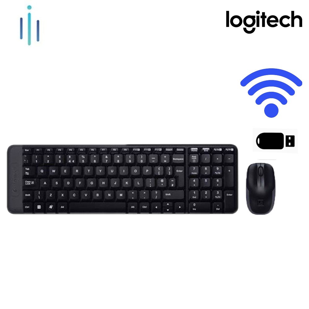 Bộ Bàn Phím Và Chuột Không Dây Logitech MK220 Wireless