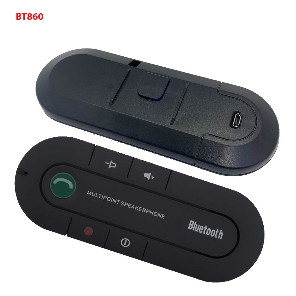 Loa Bluetooth không dây BT860 dùng trên xe hơi, xe ô tô hỗ trợ chế độ rảnh tay