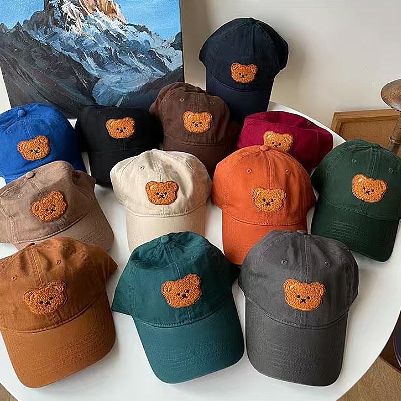 Nón Lưỡi Trai Mềm Thoáng Khí Thêu Chữ Phong Cách Hàn Quốc Cho Nữ