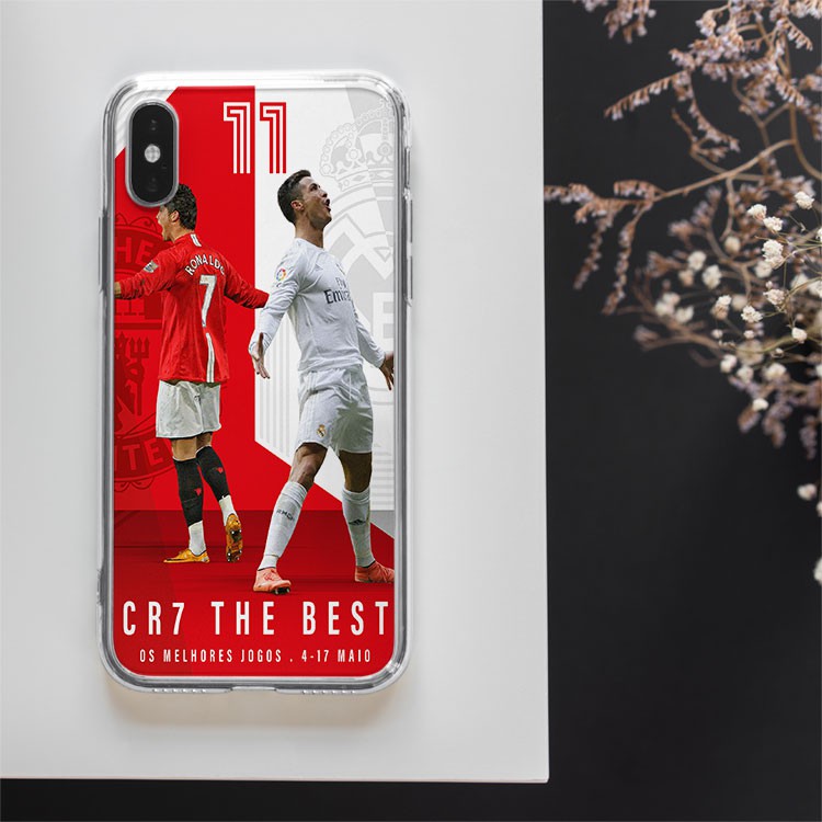 Ốp di động CR7 THE BEST C.Ronaldo iPhone 7 7P 8 8P X Max 11 12 Pro Max  FOO20210217