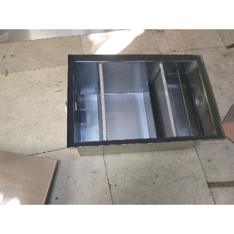 Bể Tách Mỡ - Bẫy Mỡ 60 Lít, inox304  - Cơ Sở Sản Xuất Bình Minh 890