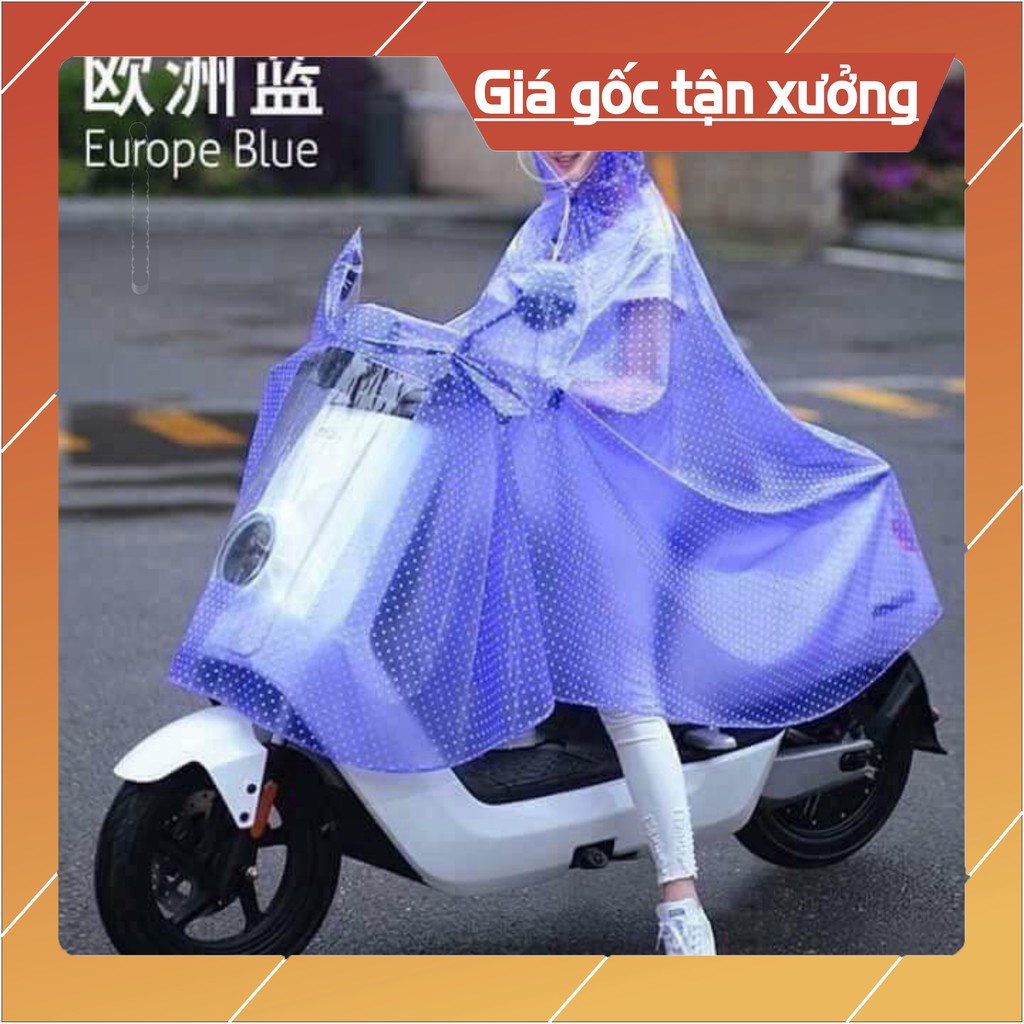 Áo Mưa Chấm Bi Cao Cấp Siêu Bền Đẹp