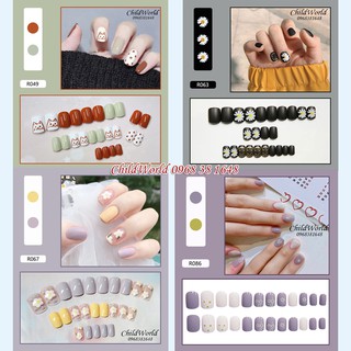 Bộ 24 móng tay giả cực xinh Bảng 4 (Kèm DEAL HOT -> dùng nhiều lần)