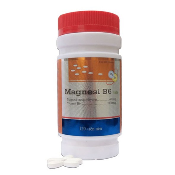 Magnesi B6 – Hỗ trợ giảm chuột rút, đau cơ bắp, giúp tăng cường sức khỏe (120 viên)