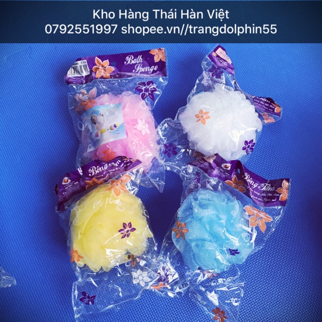 Bông tắm tròn Sài Gòn