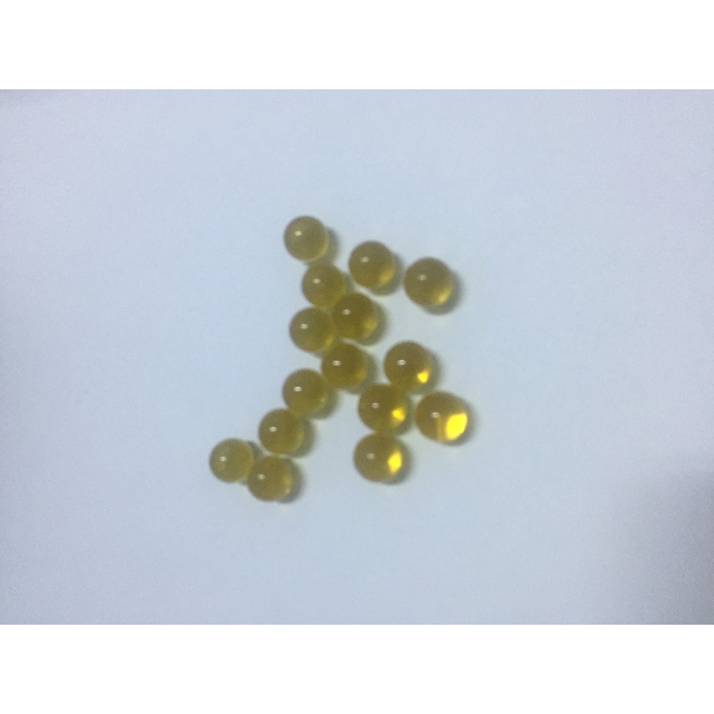 Bộ 2 viên bi màu vàng đường kính 6mm hoặc 7mm hoặc 8mm hoặc 9mm hoặc 10mm