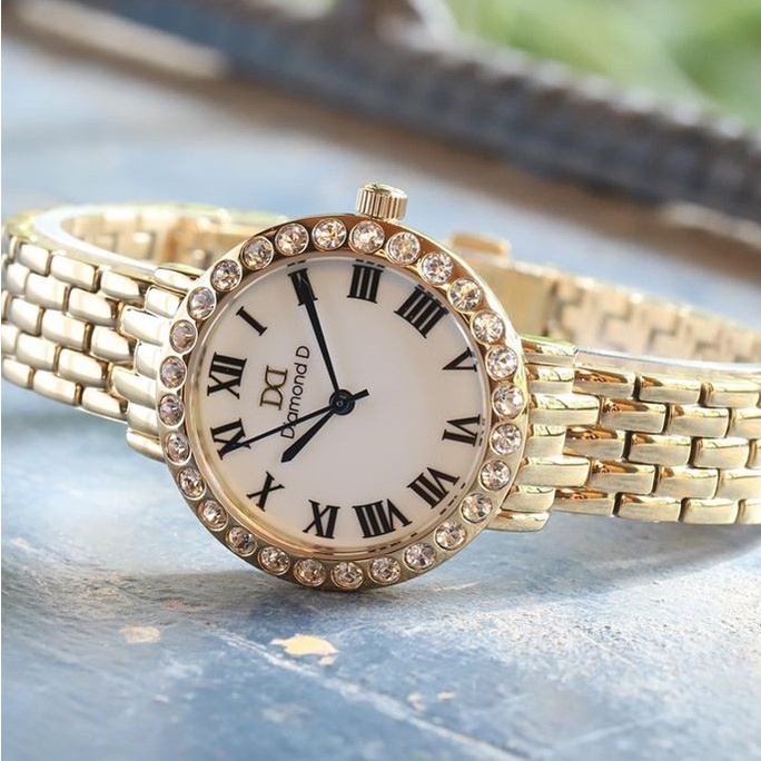 Đồng hồ nữ Diamond D DD6009C Size mặt 30 mm