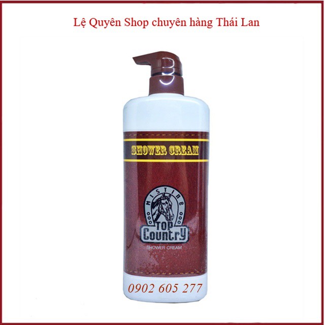 [hàng chính hãng]Sữa tắm Con Ngựa Top Country Thái Lan 500ml HÀNG LOẠI I có tặng kèm