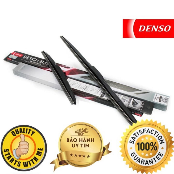 Đôi chổi gạt mưa ba khúc cao cấp Denso cho ô tô