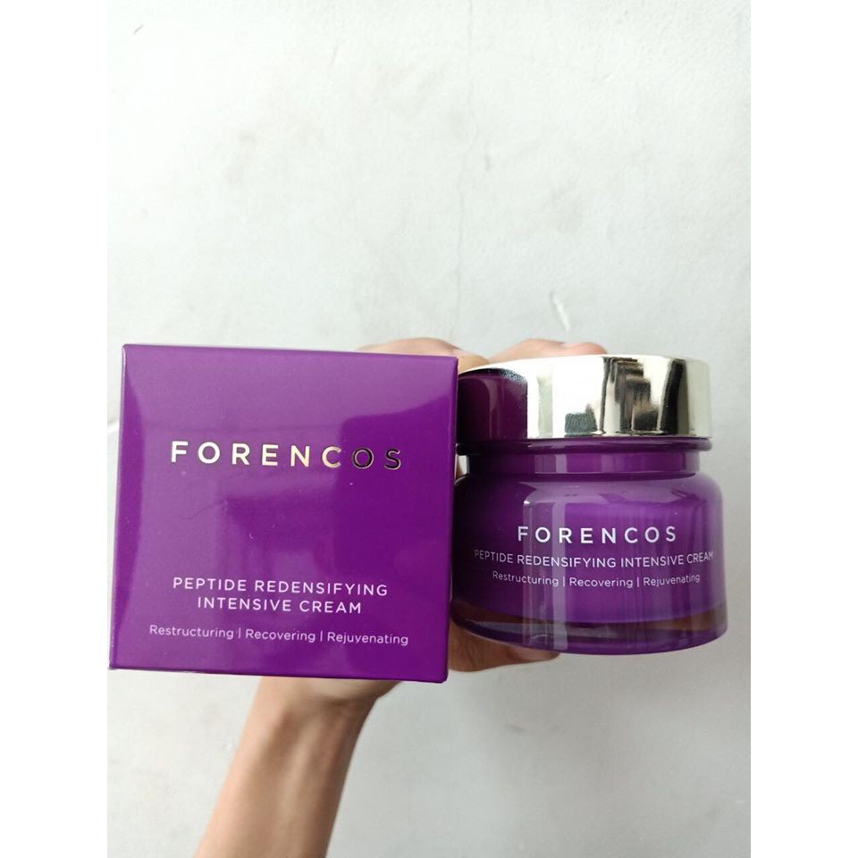 KEM DƯỠNG DA SIÊU CĂNG BÓNG FORENCOS PEPTIDE REDENSIFYING INTENSIVE CREAM CHÍNH HÃNG - 5139