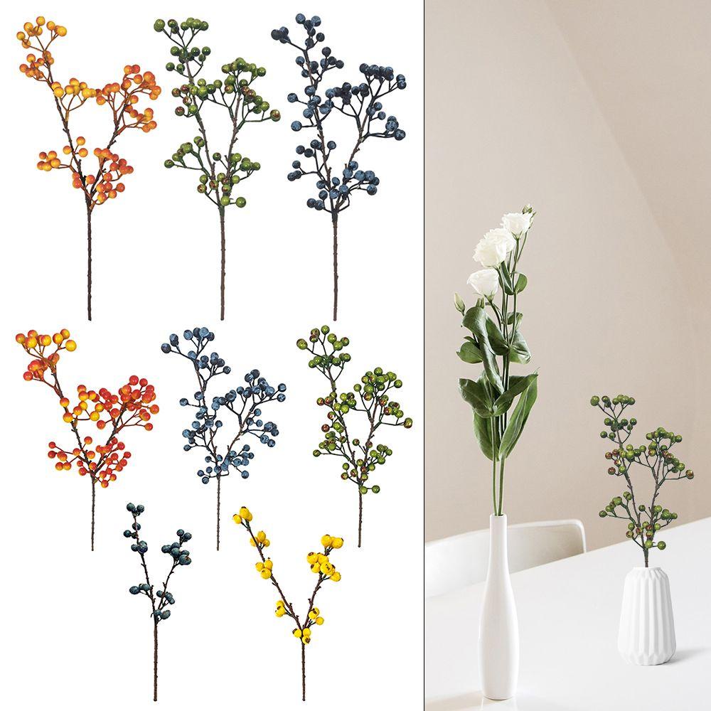 LANSEL Set 2 Nhánh Quả Mọng Nhân Tạo Trang Trí Lễ Tạ Ơn