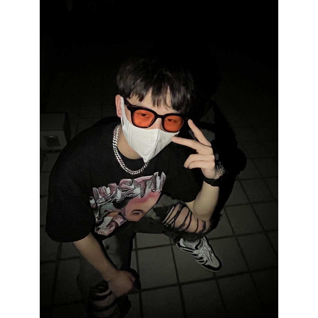 Áo Thun Vintage Justin Bieber Yummy Tay Lỡ Unisex - Đen/Trắng Cổ Tròn | Blackwork