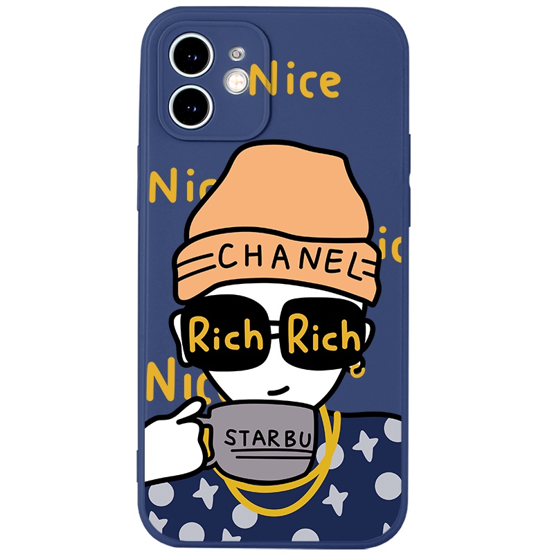 Ốp lưng JURSUE hoạt hình cặp đôi dễ thương đẹp cho iPhone 13 12 11 Pro Max SE 2020 X XR XS ip 8 7 6 6S Plus kute Y294