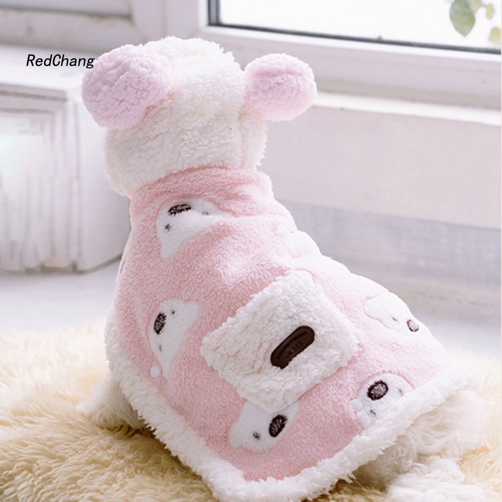 Rc ~ Áo Choàng Có Mũ Trùm Đầu Dễ Thương Cho Thú Cưng