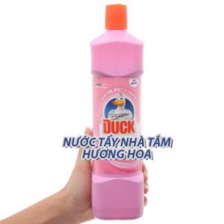 Combo 2 nước tẩy nhà tắm duck mr muscle hồng chai 900ml