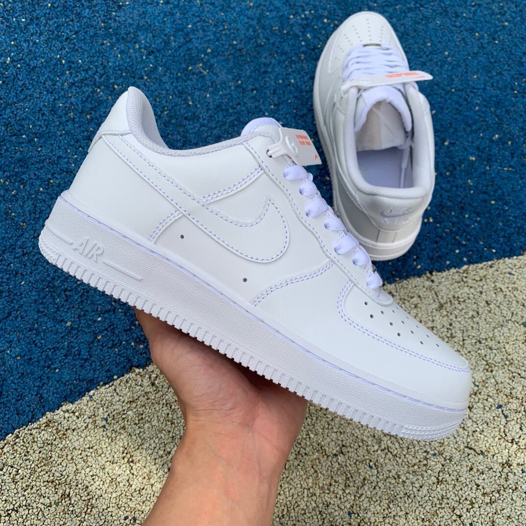 Giày Sneaker Nam Nữ Air Force 1 Trắng AF1 Cổ Thấp Da Xịn Thoáng Khí Full Box Bill | BigBuy360 - bigbuy360.vn