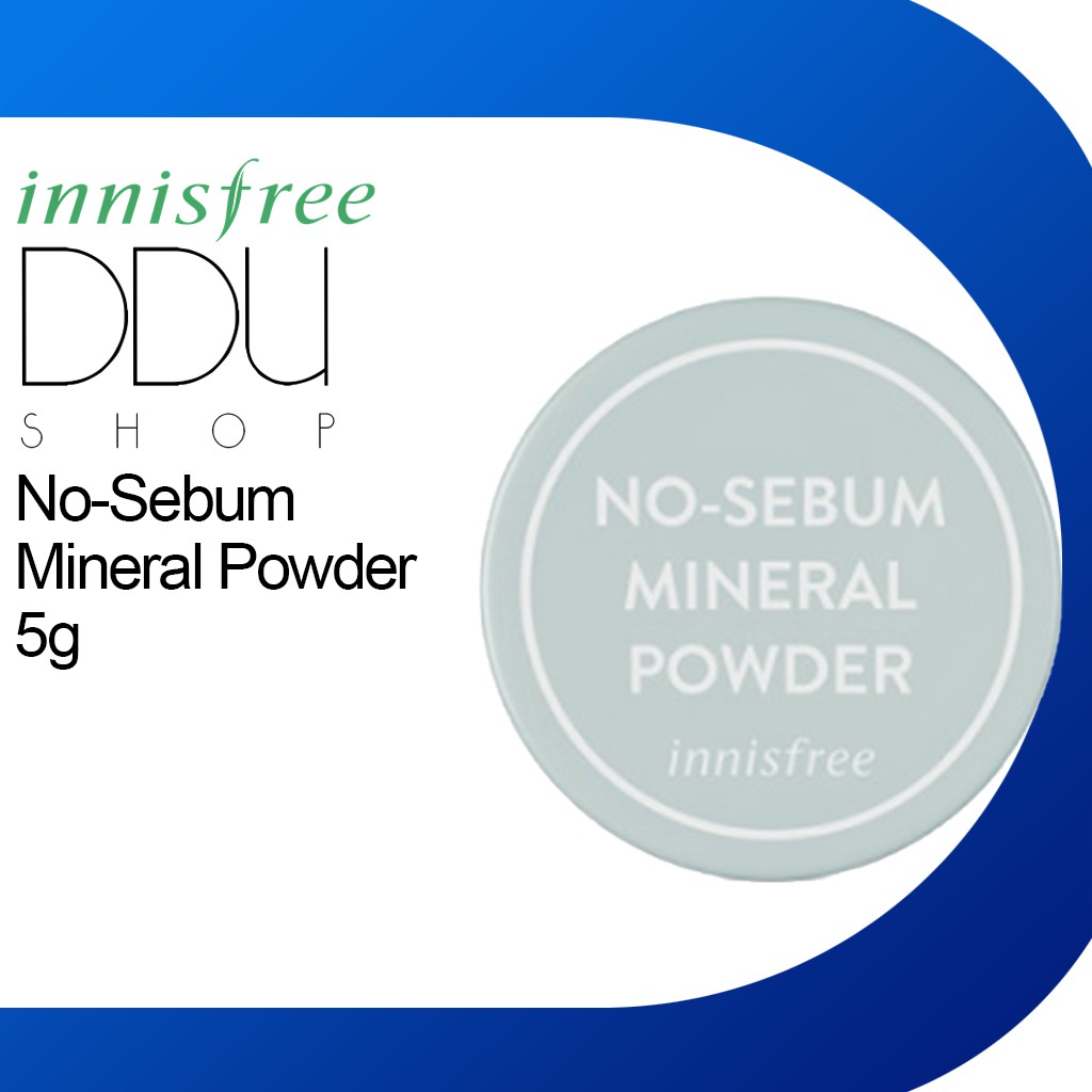(Hàng thật)  Innisfree / No-Sebum Mineral Powder 5g / Kem lót trang điểm, Phấn
