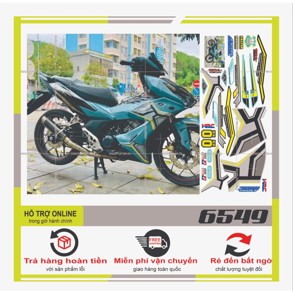 TEM XE WINNER X 2021 CHẾ -- SHIN DECAL 2