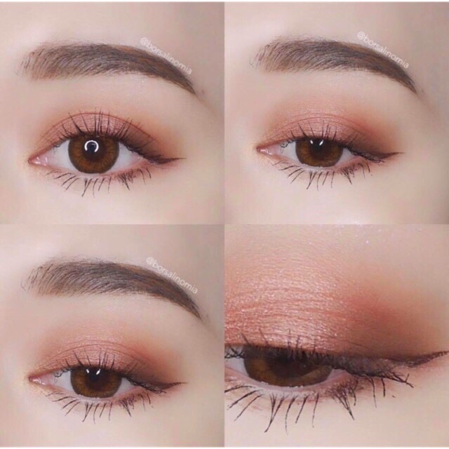 Kính áp tròng thái lan- lens nâu tây trầm