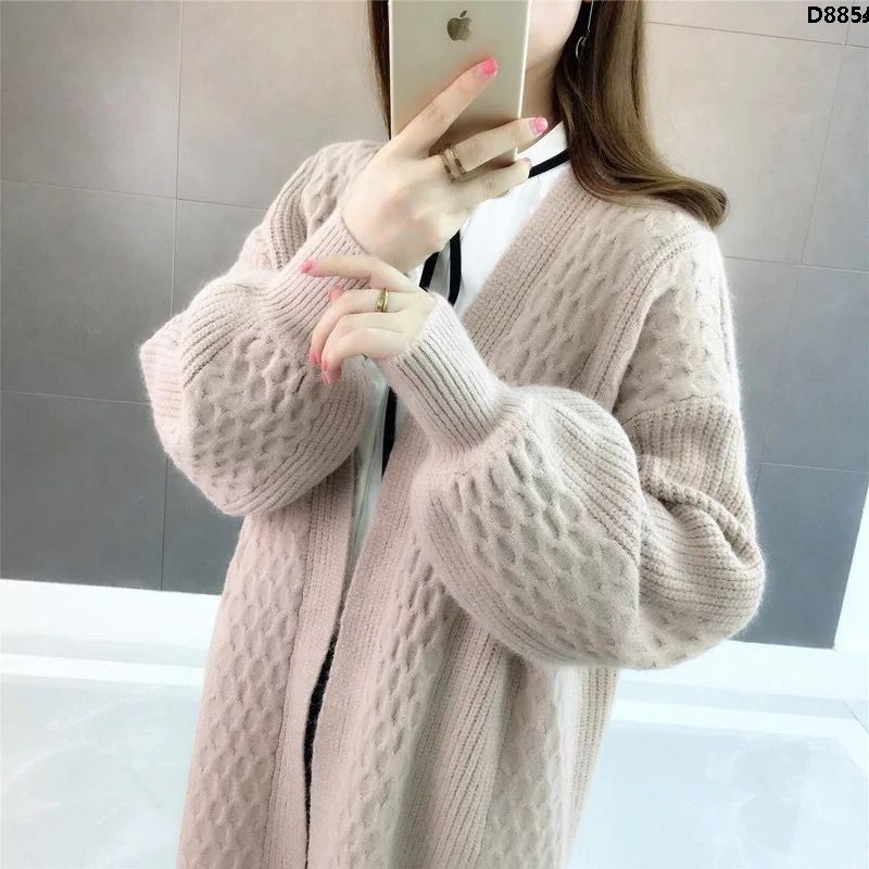 Áo Sweater Dáng Rộng Kẻ Sọc Ngang Trẻ Trung Phong Cách Thu Đông Hàn Quốc