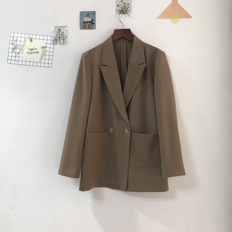 Áo Blazer Nữ 1 Lớp Áo Vest Phong Cách Hàn Quốc | BigBuy360 - bigbuy360.vn