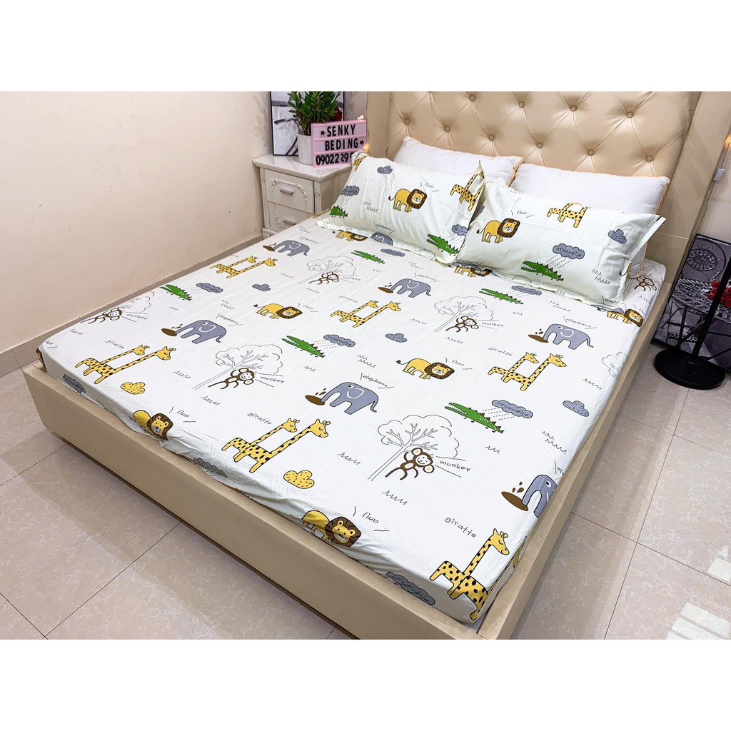 rẻ nhất Bộ ga gối 1m2 cotton hàn quốc 100%